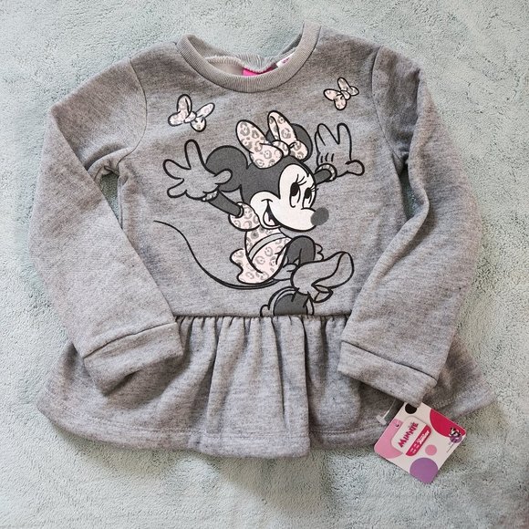 Minnie Mouse Sweater for Toddler Size 4T NWT - Picture 1 of 5